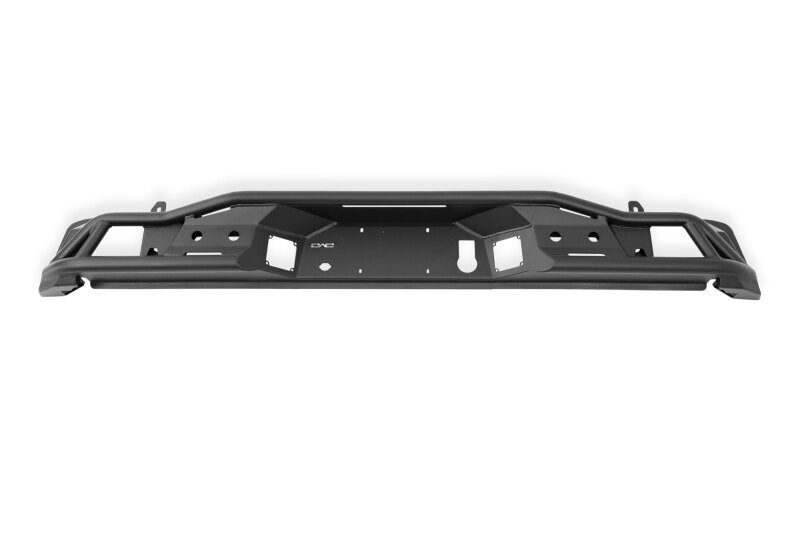 Ford F-150 Rear Bumper - DV8 Offroad - Tube design, Single exhaust models - Micro-texture black powder coat - `21-`26